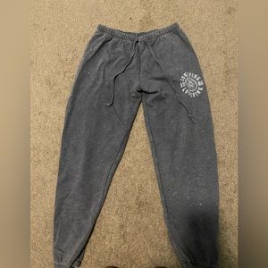 Purple/grey low rise joggers from PINK